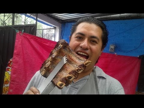 COSTILLA DE RES AL CARBON, Receta 302, Platillos al carbon Video