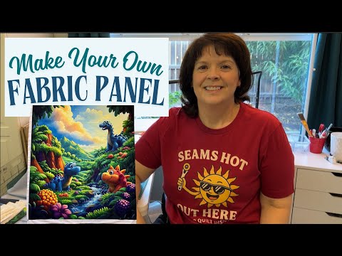 How to Make Your Own Fabric Panel for Quilting | Canva + Spoonflower Tutorial