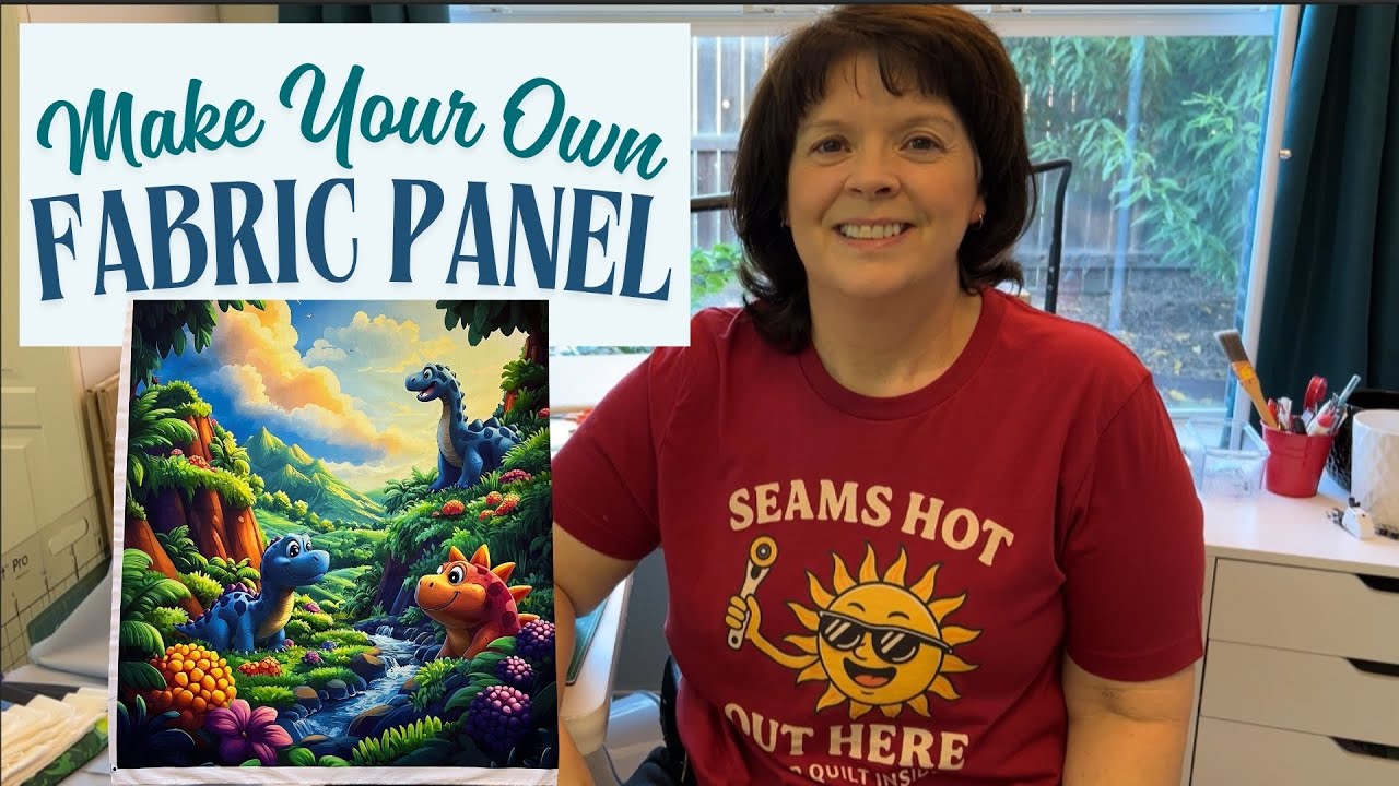 How to Make Your Own Fabric Panel for Quilting | Canva + Spoonflower Tutorial