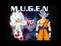 Mugen JUS Goku Mui Manga Vs Superior Sonic CPU Vs CPU