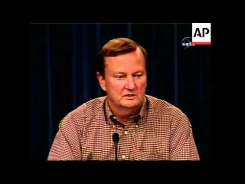 News conference on preparations for launch of Space Shuttle