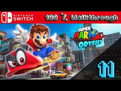 Super Mario Odyssey - 100% Walkthrough Part 11 (100% Guide, All Collectibles & All Unlockables)