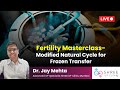 Fertility Masterclass 2 - Modified Natural Cycle | Frozen Embryo Transfer (FET) Protocol