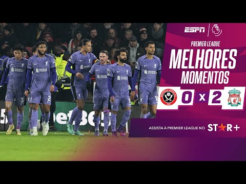 Gols e lances de Sheffield United x Liverpool