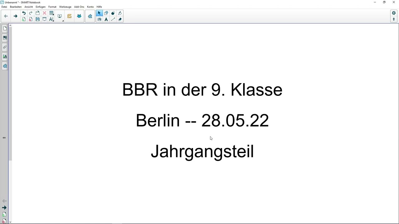 BBR - 9. Klasse - Jahrgangsteil (Berlin, Stand 28.05.22)