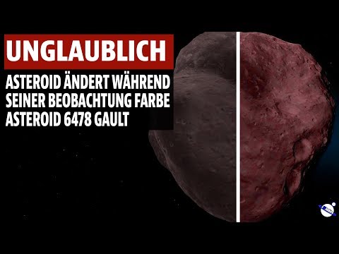 Incredible - Asteroid changes color during observation - Asteroid 6478 Gault