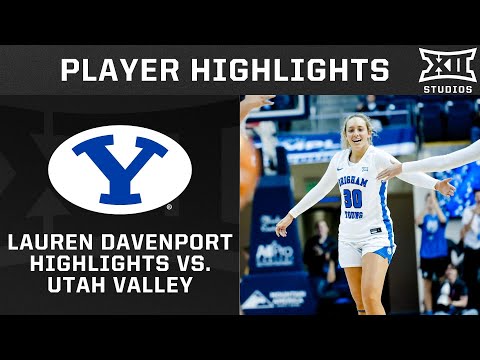 Lauren Davenport Highlights vs. Utah Valley