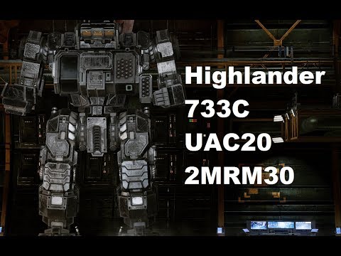 MechWarrior Online : HGN-733C "New Brawler" (1xUAC20, 2xMRM30, LE325)