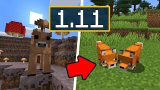 УРА! ВЫШЕЛ НОВЫЙ MINECRAFT PE 1.11.0.1 | ЛИСЫ И НОВАЯ КОРОВА!