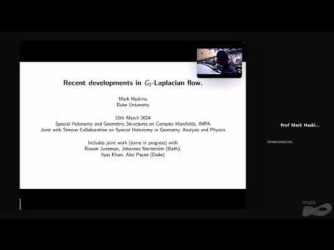 Special Holonomy and Geometric Structures on Complex Manifolds - Mark Haskins (Duke)