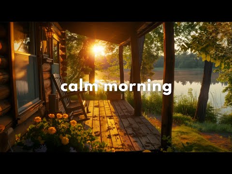 Morning Ambience ☀️ Birds Chirping & Lake Sounds on the Lakeshore