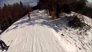 preview picture of video 'Snowboarding at Winterplace, WV with my GoPro in HD. Run 1 on February 10, 2013'