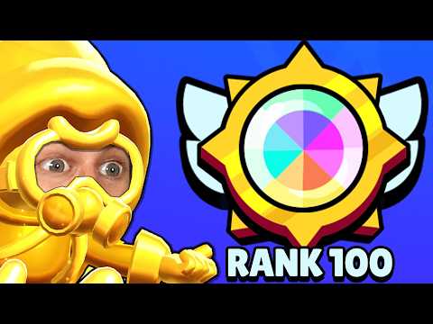 How I Pushed My First RANK 100 Brawler in Brawl Stars!