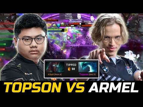 ARMEL VS TOPSON SEA MID BATTLE - MASTER TIER MORPH VS GODLIKE VOID SPIRIT