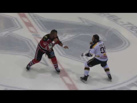 Fight/Bagarre Hubert Poulin vs David Lacroix 7 avril 2019