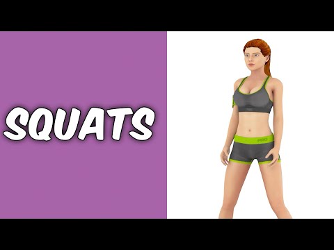 SQUATS 4 SETS OF 15 20 REPS