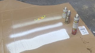 NEW RUST-OLEUM TURBO VS RUSTOLEUM PROFESSIONAL HIGH PERFORMANCE VS STANDARD RATTLE CAN SPRAY PAINT