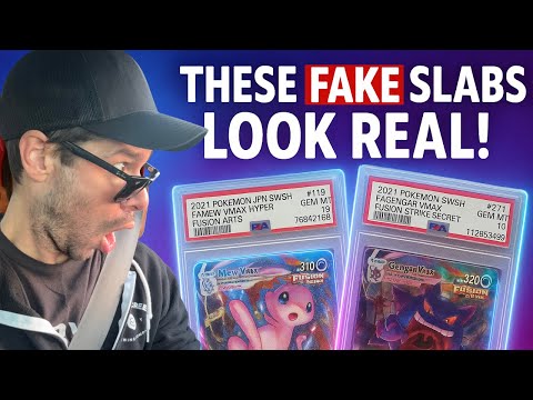 Fake PSA Slabs Are Getting SCARY Good! (How to Spot the Fakes) 