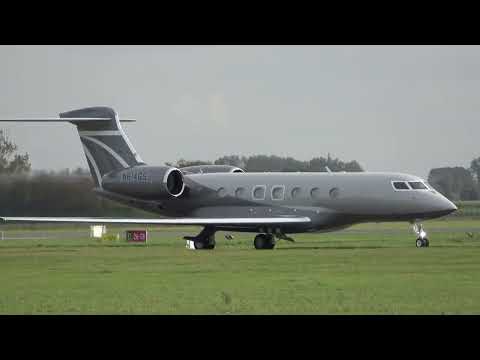 GULFSTREAM G600 N614GS , nice executive jet , Ostend Airport