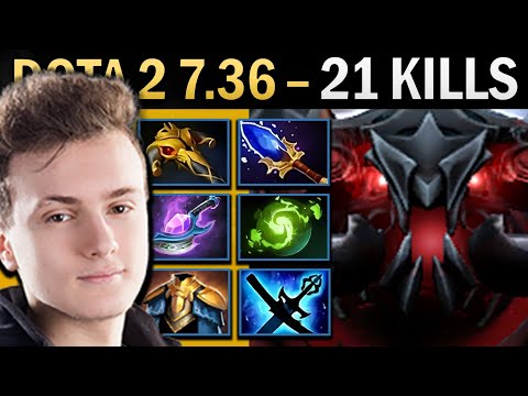 Shadow Fiend Gameplay Miracle with Aghanims and 21 Kills - Dota 2 Ringmaster