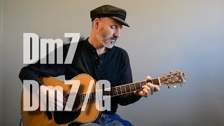 Dm7, Dm7/G Chord - Guitar Lesson