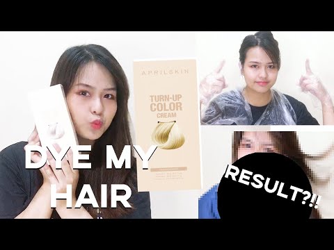 DYE MY HAIR | Aprilskin Turn Up Colour Cream Highlighter [NO BLEACHING] | Ivena Myrtle