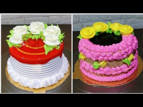 most satisfying cake compilation | Easy satisfying cake decorating