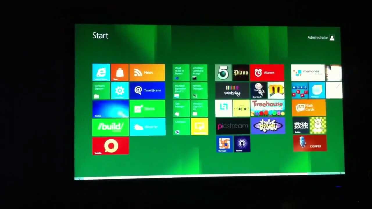 Windows 8 Preview First Look