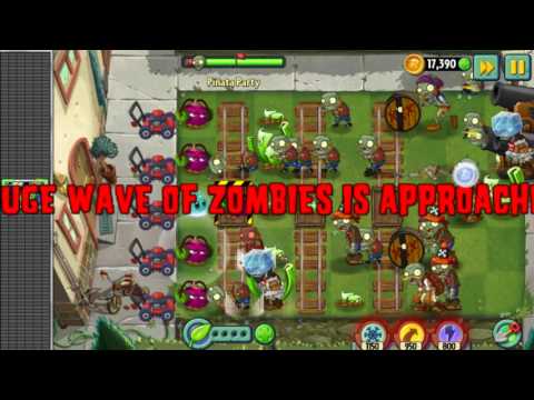 Plants vs zombies 2: Pinata Party - 8/9/2017 Walkthroug