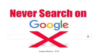 Never Search 6 things on Google | Never Search on Google | Google Search