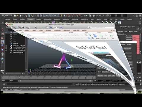 Maya  - Lesson 4 - Walk Cycle Tutorial
