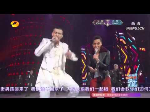 151231 Kris Wu & William Chan - Changing segment, Dance Battle +《Everybody》at Hunan TV Countdown