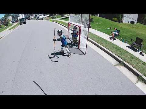 Street hockey with The Dream Team