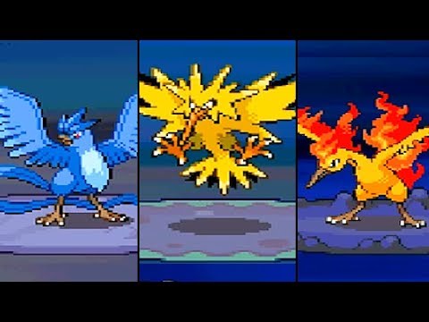 THE LEGENDARY BIRDS! How To Catch Moltres, Articuno, Zapdos Encounter! - Pokemon Renegade Platinum