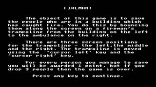 Fireman! for the BBC Micro