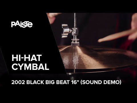 PAISTE 2002 Black Big Beat Hi-Hat 16" gespielt von Noah Fürbringer (SOUND DEMO)