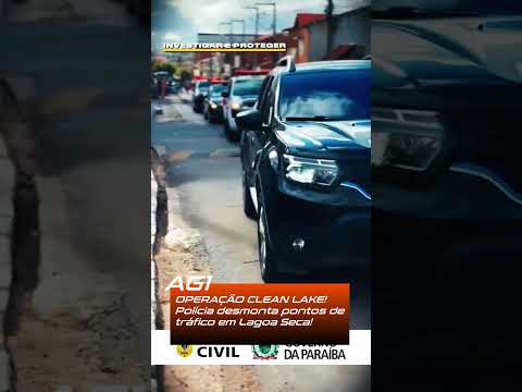 🎯 OPERAÇÃO CLEAN LAKE! Polícia desmonta pontos de tráfico em Lagoa Seca! #notíciaurgente