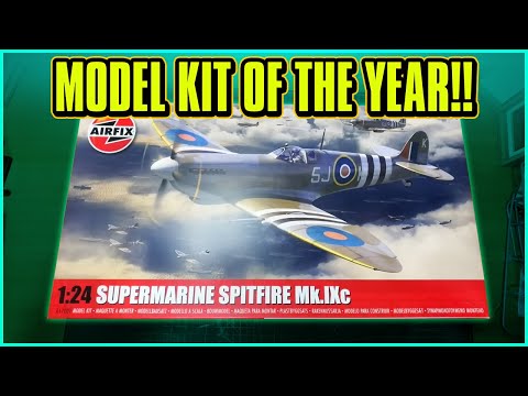 KIT OF THE YEAR 2022 AIRFIX SPITFIRE Mk.IXc 1/24 Unboxing and Review