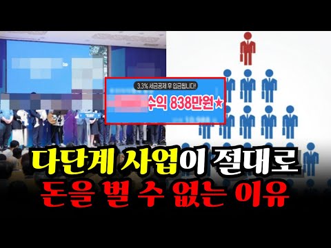 다단계의 숨겨진 덫: 친구를 가장한 피라미드의 실상