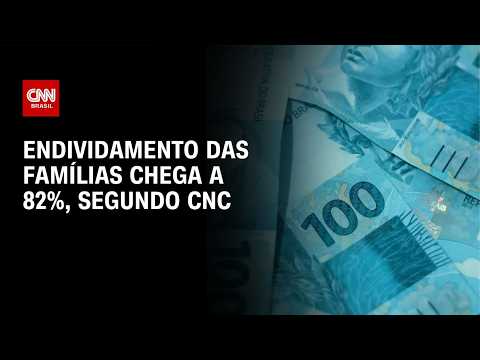 Endividamento familiar bate recorde e chega a 82%, aponta CNC | CNN 360°