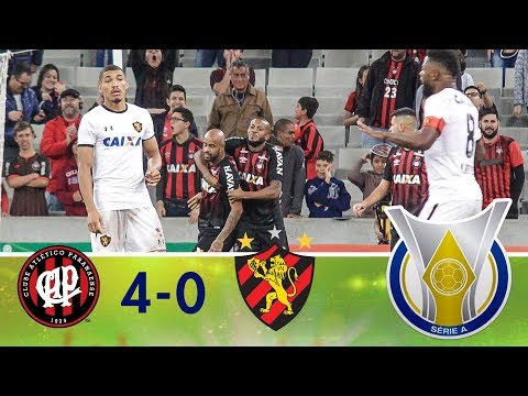 Gols - Atlético-PR 4 x 0 Sport - Campeonato Brasileiro (14/10/2018)