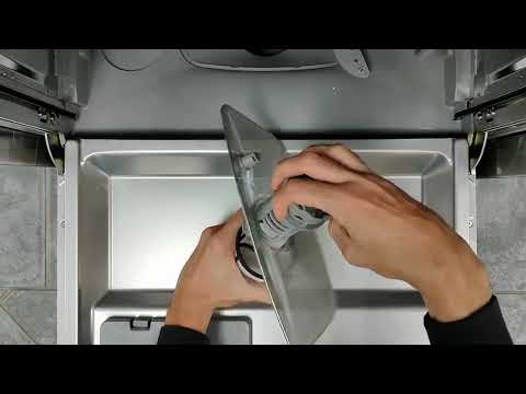 Remove dishwasher filters