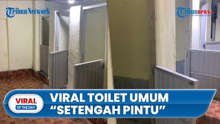 Viral Toilet Umum dengan Setengah Pintu di Danau Singkarak, Pengunjung: Estetik Banget Ya