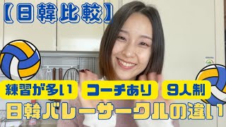 〖日本語〗韓国で驚いた、日韓バレーサークルの違いを紹介!