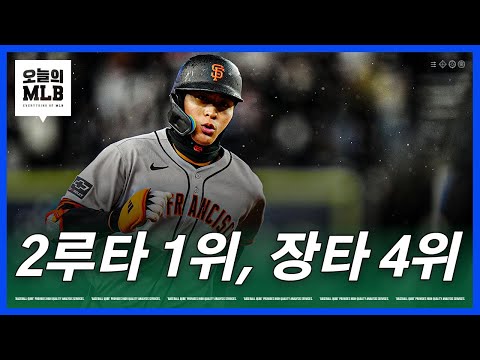 이정후 오늘도 2루타, 승리기여도 순위는?