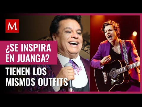 Los outfits de Harry Styles que demuestran que se inspira en Juan Gabriel