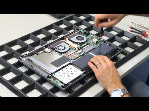 Displaytausch IPS Notebook-Display -  Reparatur beim Asus N550 Notebook