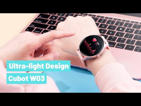 The lightest smartwatch of Cubot - W03