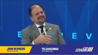 ENTREVISTA DEL MINISTRO DEL INTERIOR, JOHN REIMBERG, EN TELEAMAZONAS