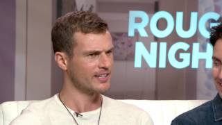 Rough Night: Paul W. Downs, Ryan Cooper, Colton Hanyes Official Movie Interview Part 1 | ScreenSlam video